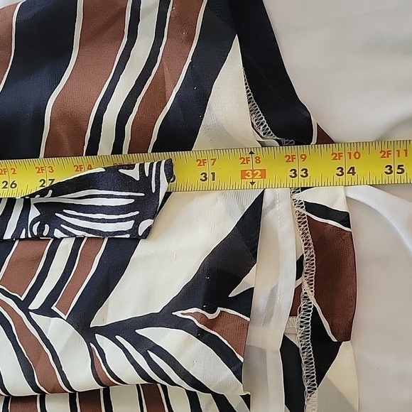 Trina Turk Bonita Silk Print Dress Brown Size 0 MSRP$328 - Picture 15 of 16